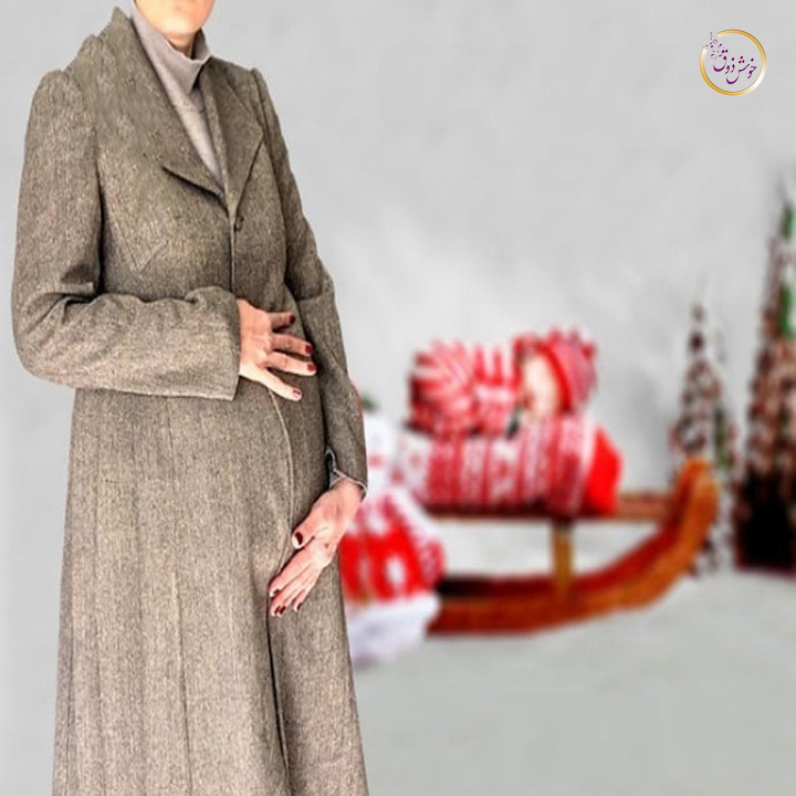 توجه به جنس پارچه در هنگام خرید مانتو شلوار اداری بارداری | آکادمی خوش ذوق