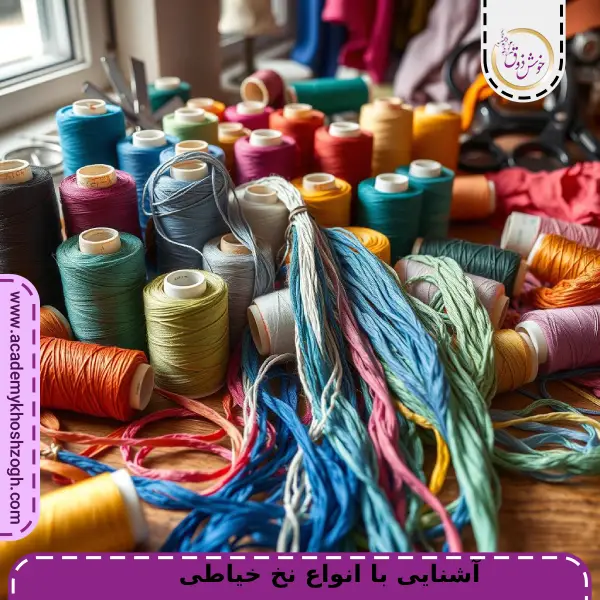 آشنایی با انواع نخ خیاطی