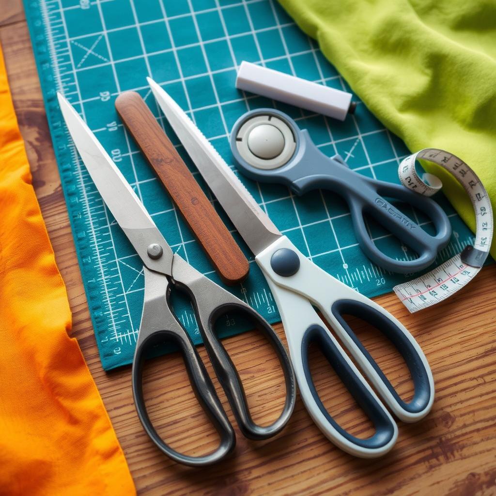 ابزارهای مورد نیاز برای برش پارچه