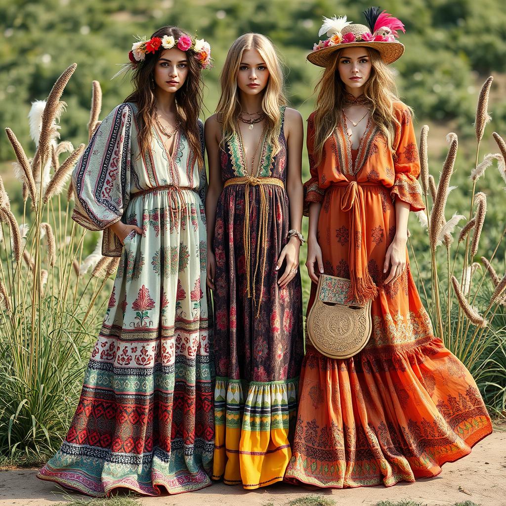 چگونه با استایل بوهمین لباس طراحی کنیم