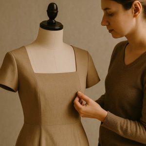 یقه خشتی در خیاطی و الگوی آن در طراحی لباس - خیاطی خوش ذوق