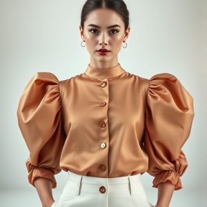 آستین پفی بنددار (Drawstring Puff) در خیاطی و الگوی آن در طراحی لباس