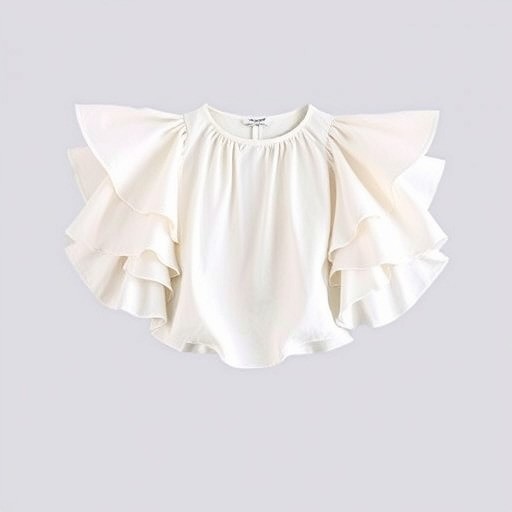 آموزش دوخت آستین پرپری موج دار (Wing Ruffle)