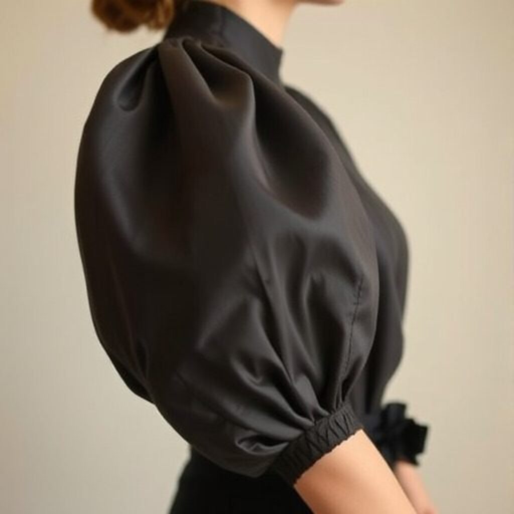 آستین مثلثی (Leg of mutton sleeves) در خیاطی و الگوی آن در طراحی لباس