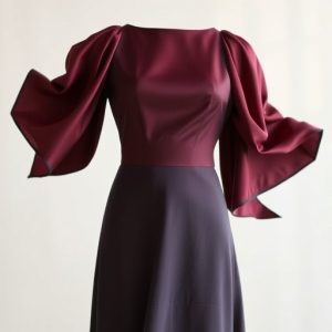 آستین دراپه (Draped) در خیاطی و الگوی آن در طراحی لباس