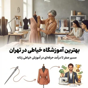 بهترین آموزشگاه خیاطی زنانه در تهران + مدرک بینالمللی + دوره های آموزش خیاطی زنانه